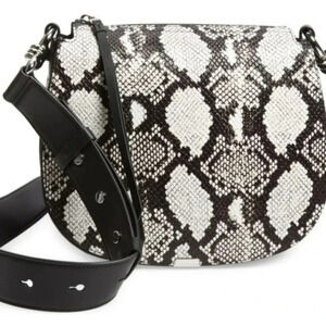 ALLSAINTS Round Crossbody Bag Snake NWOT
